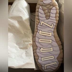 Stylish Purple and Tan Sneakers